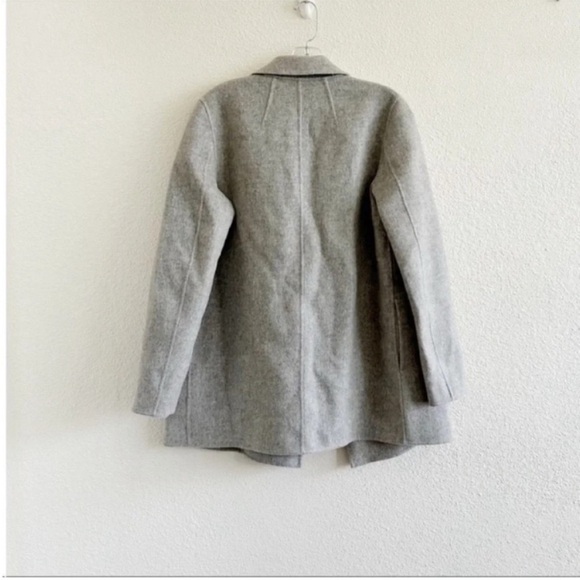 Theory Sileena Winsome Wool Cashmere Open Front Shawl Coat - Picture 5 of 9